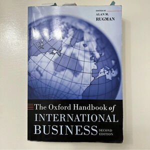The Oxford Handbook of International Business Paperback Alan M. R